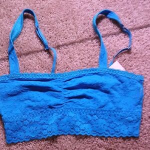 Gilly Hicks Vibrant Blue Lace Bandeau